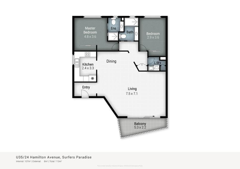Coco Bella Dream In Surfers Paradise โกลด์โคสต์ ภายนอก รูปภาพ